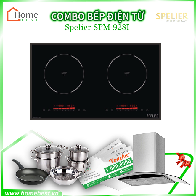 (Combo) Bếp từ đôi Spelier SPM-928I PLUS