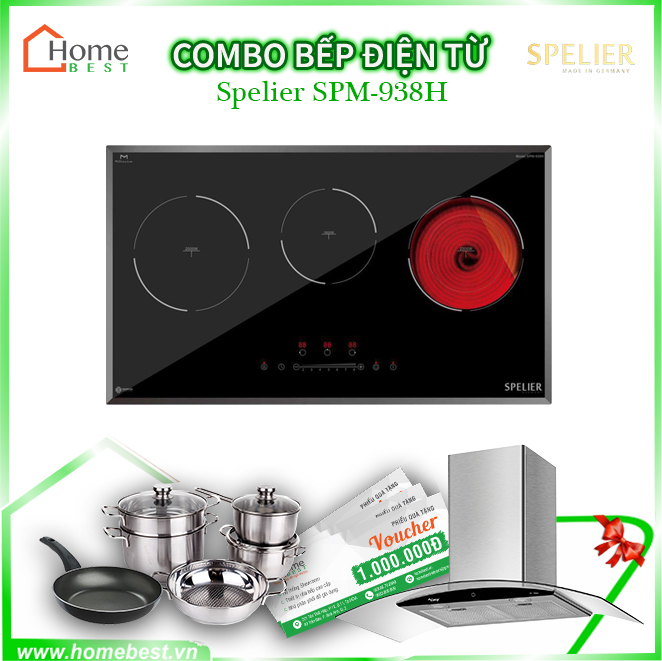 Combo bếp điện từ Spelier SPM-938H