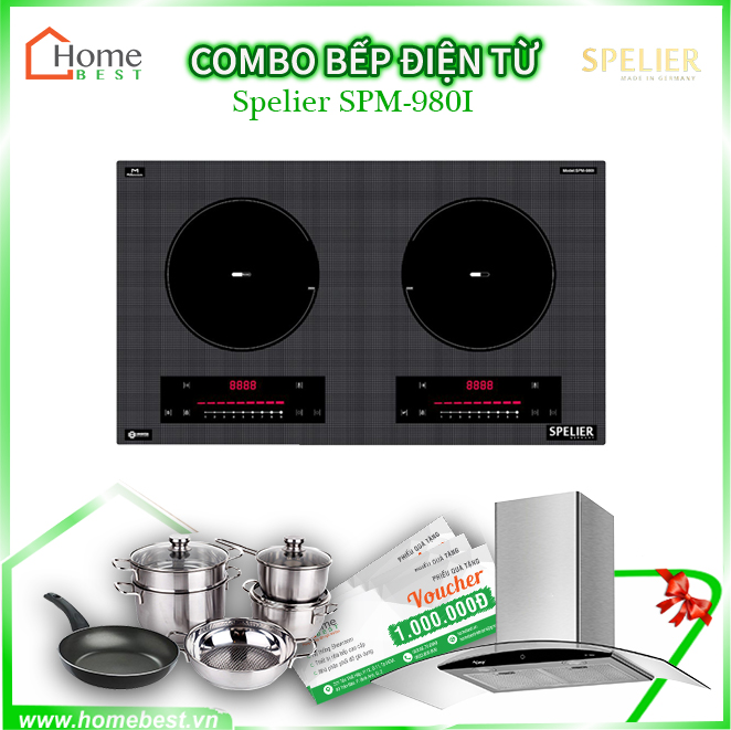 Combo bếp điện từ Spelier SPM-980I