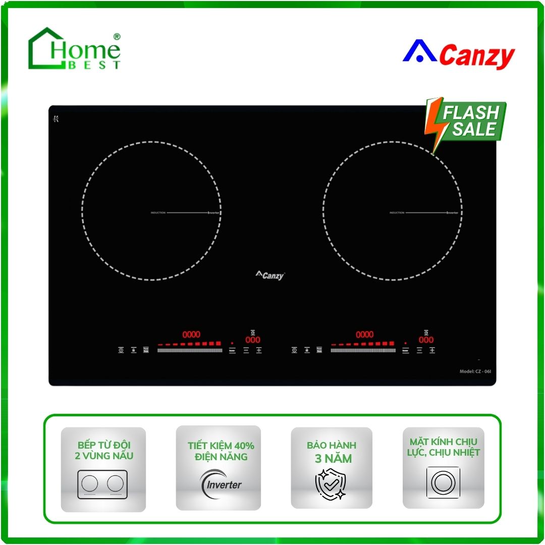 Bếp từ đôi Canzy CZ-06I