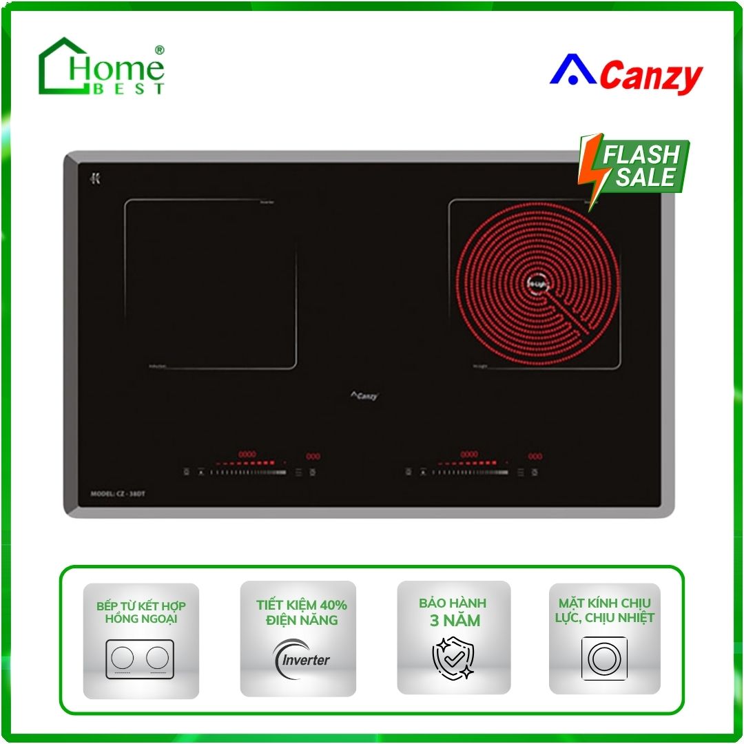 Bếp từ kết hợp hồng ngoại Canzy CZ-38IH