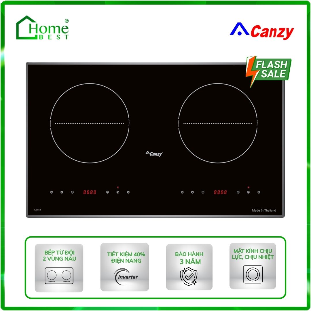 Bếp từ đôi Canzy CZ-65B