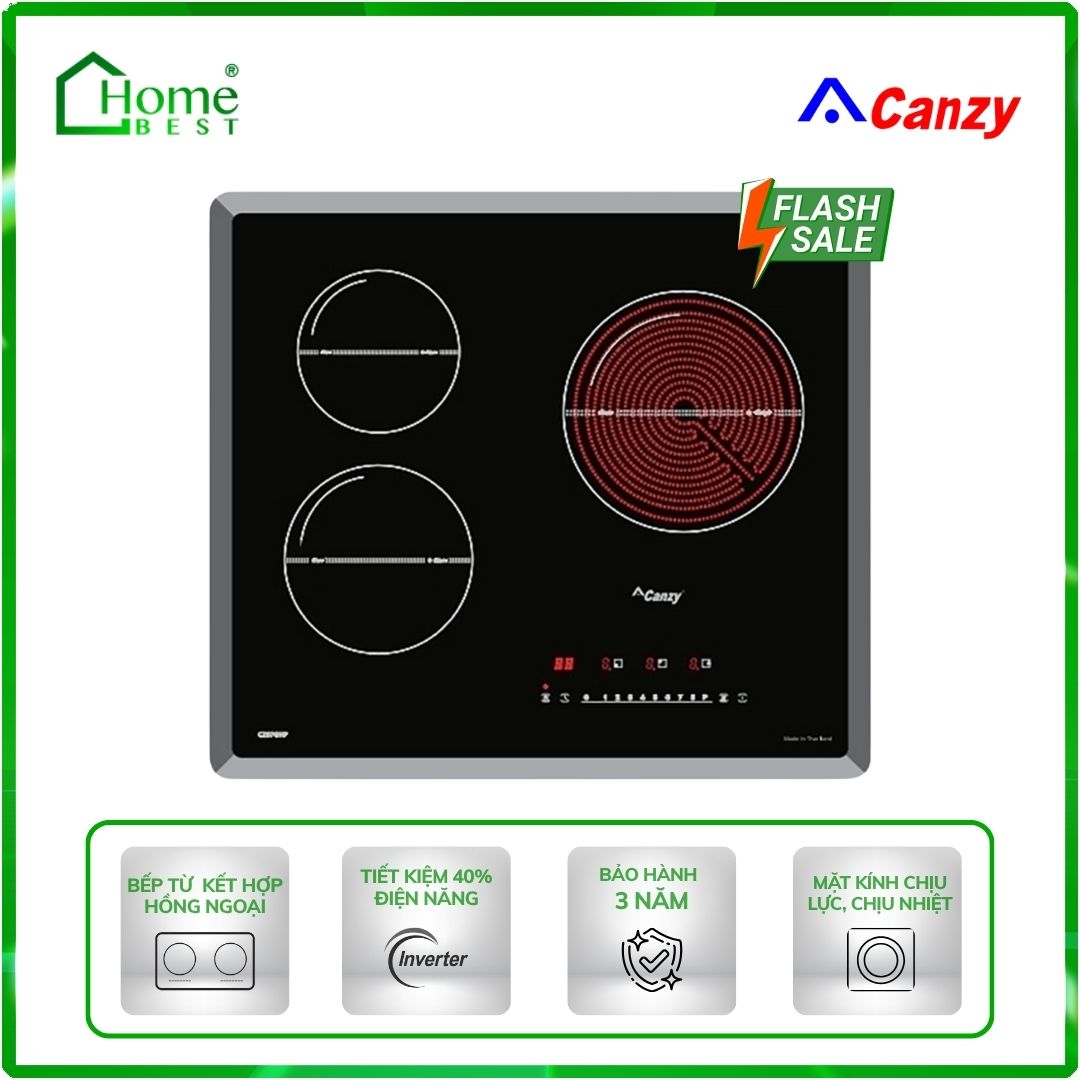 Bếp từ kết hợp hồng ngoại Canzy CZ-67GHP