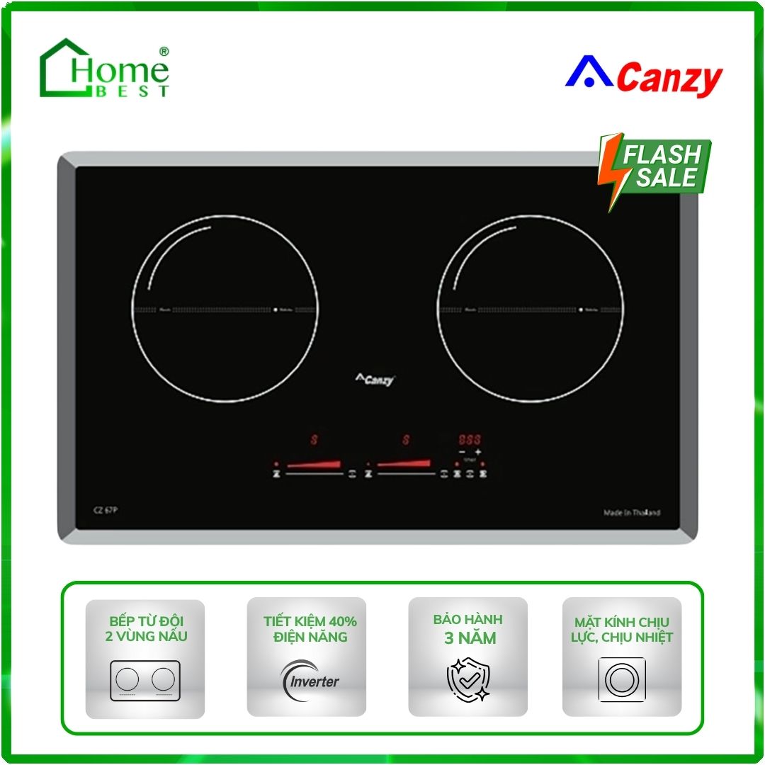 Bếp từ đôi Canzy CZ-67P