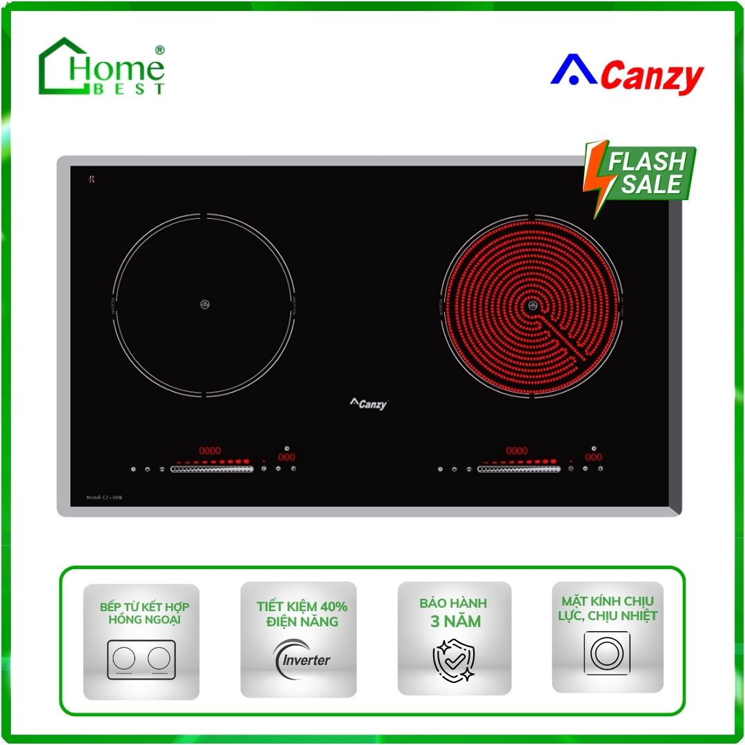 Bếp từ kết hợp hồng ngoại Canzy CZ-688IH