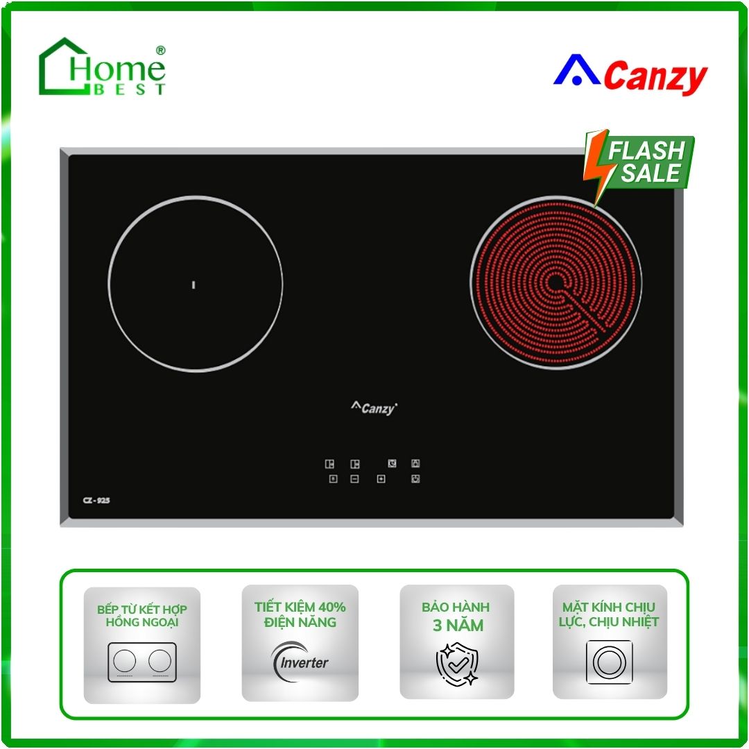 Bếp từ kết hợp hồng ngoại Canzy CZ-925