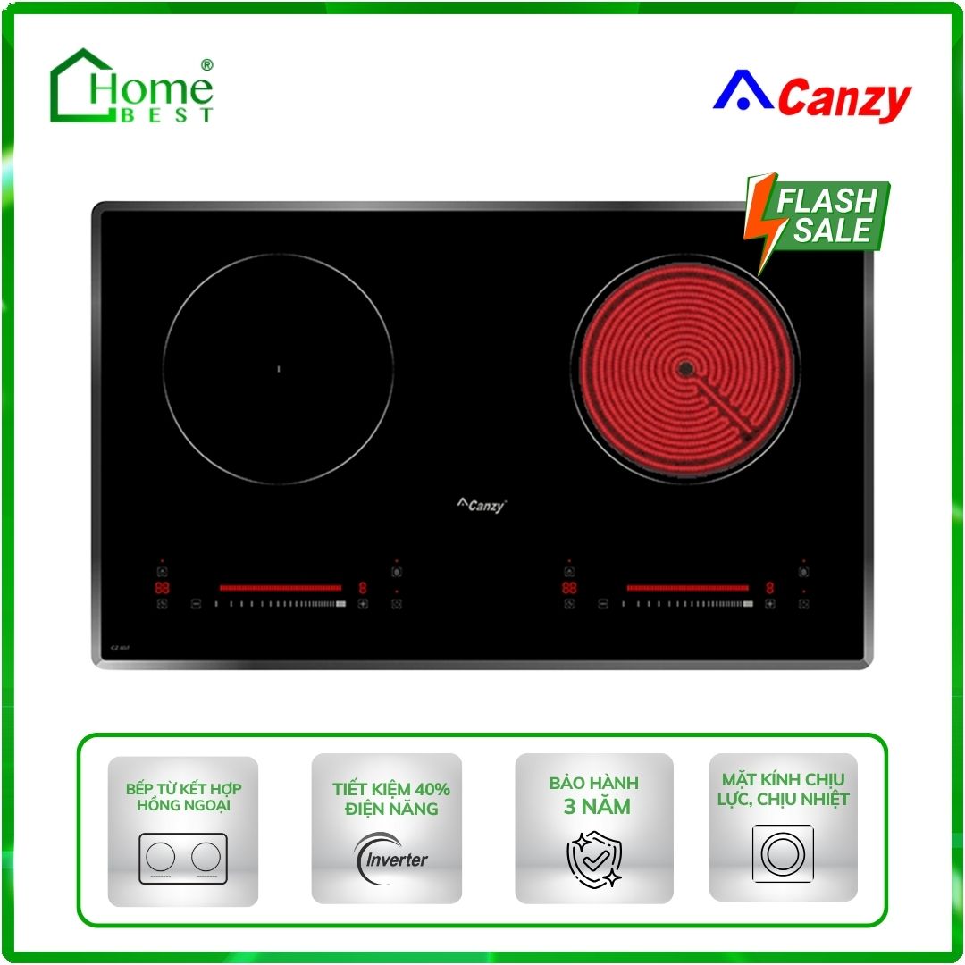 Bếp từ kết hợp hồng ngoại Canzy CZ-937
