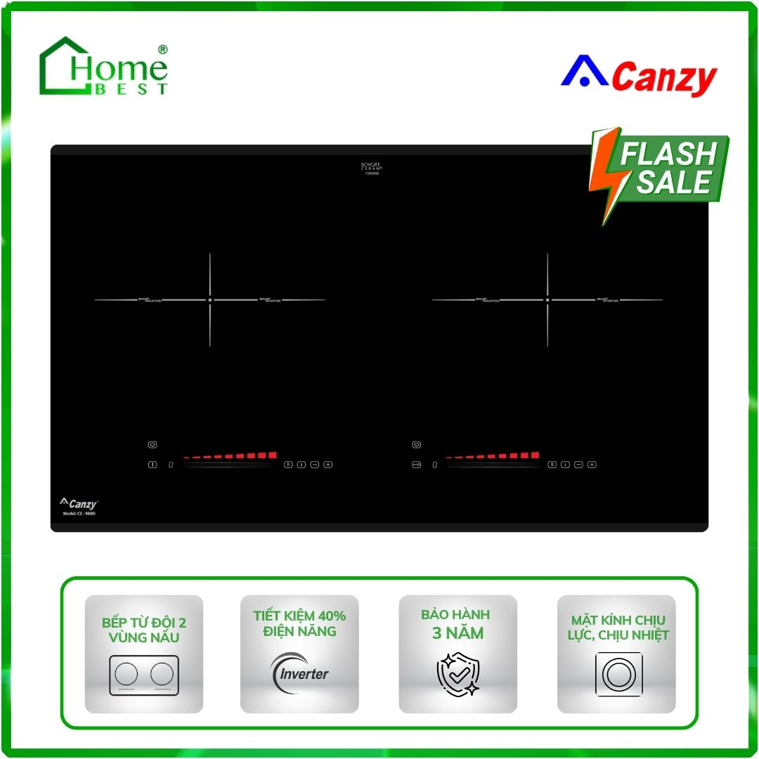Bếp từ đôi Canzy CZ-989D
