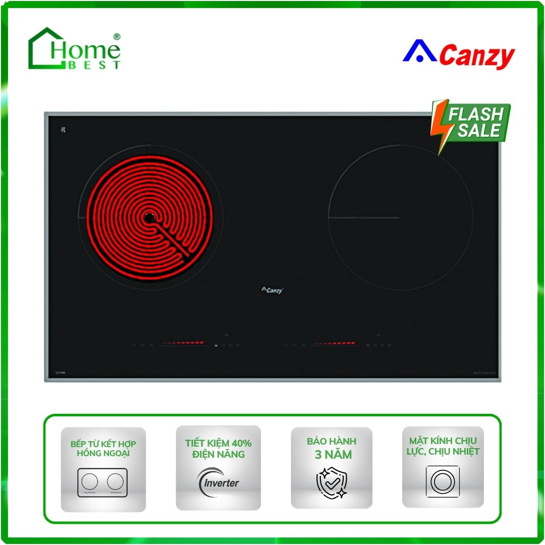 Bếp từ kết hợp hồng ngoại Canzy CZ-E88