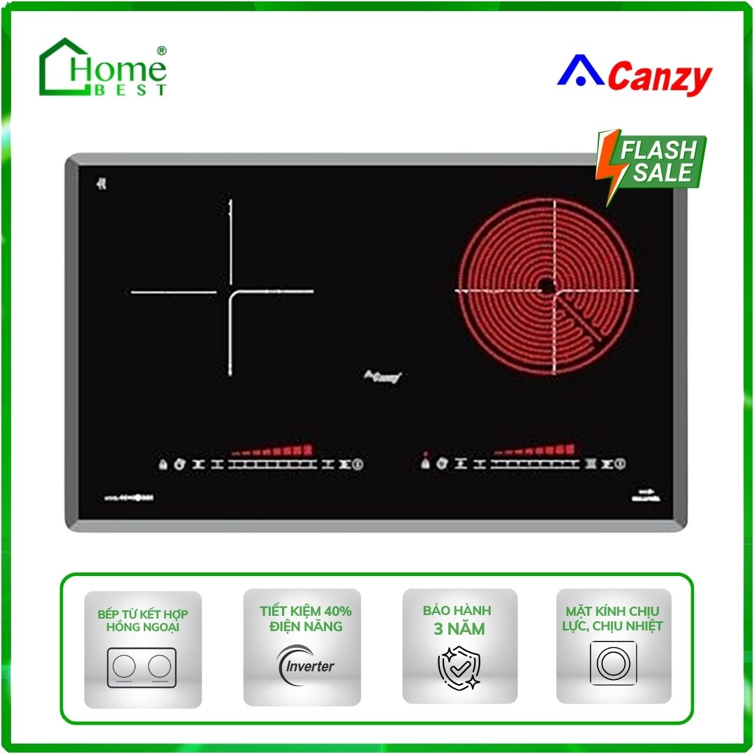 Bếp từ kết hợp hồng ngoại Canzy CZ-MIX82H