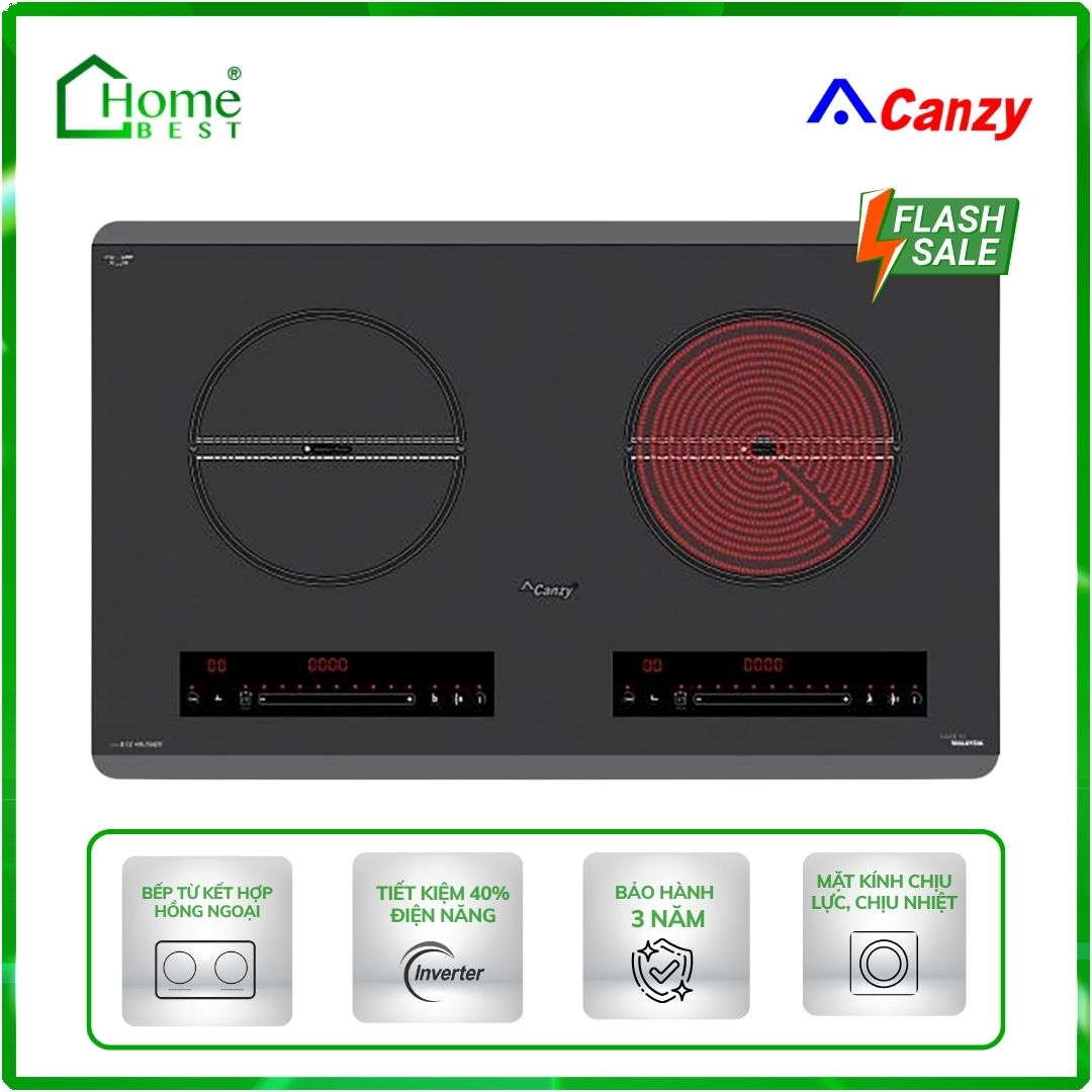 Bếp từ kết hợp hồng ngoại Canzy CZ-ML756DT