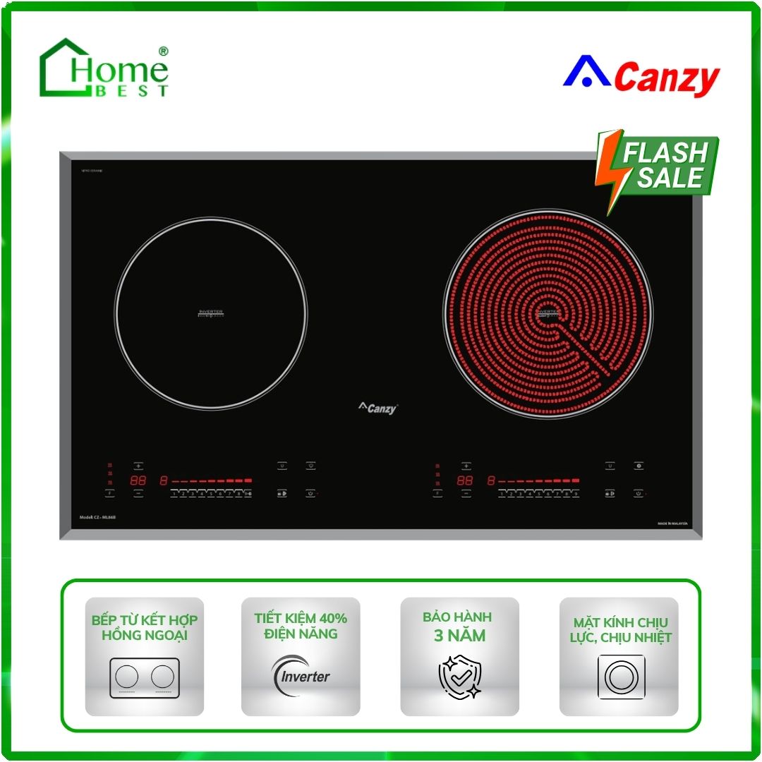 Bếp từ kết hợp hồng ngoại Canzy CZ-ML86B