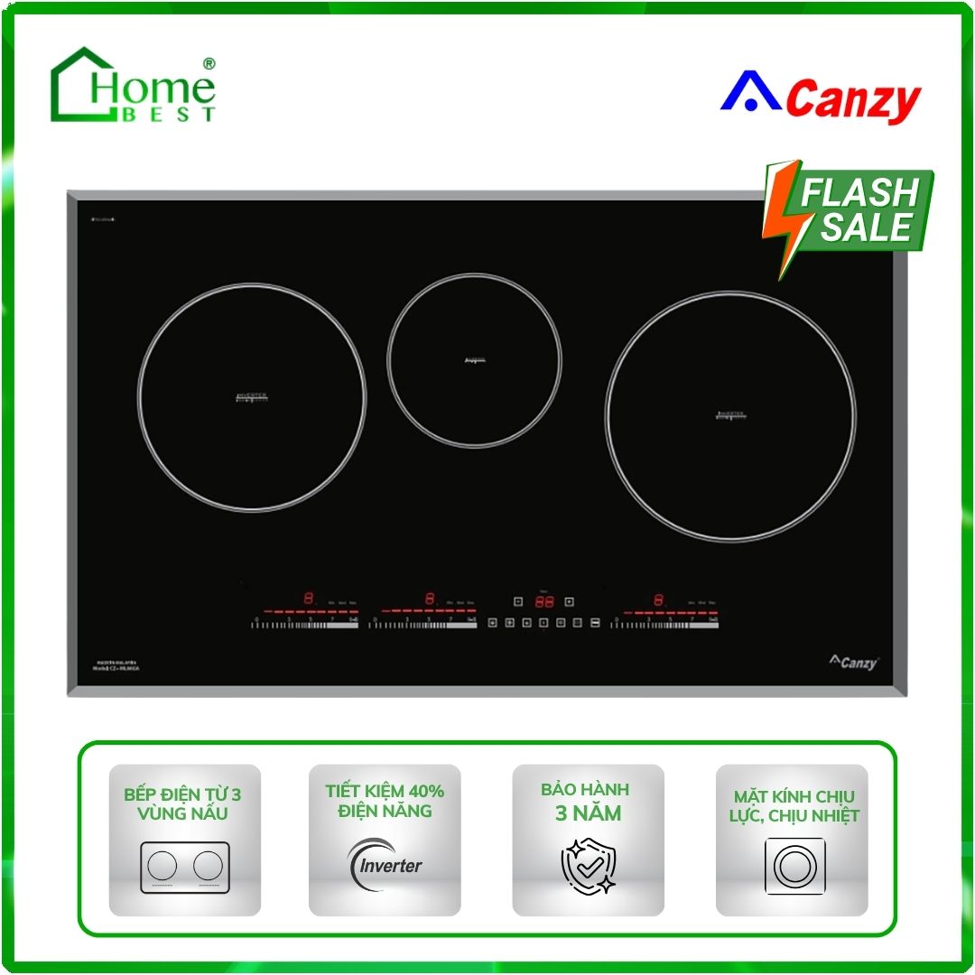 Bếp từ 3 vùng nấu Canzy CZ-ML86GA