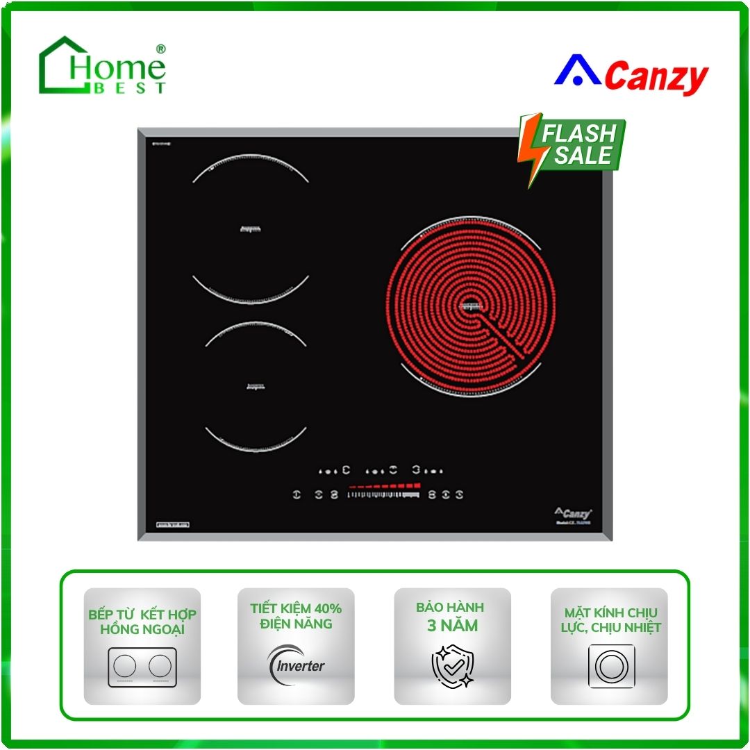 Bếp từ kết hợp hồng ngoại Canzy CZ-TL67HB