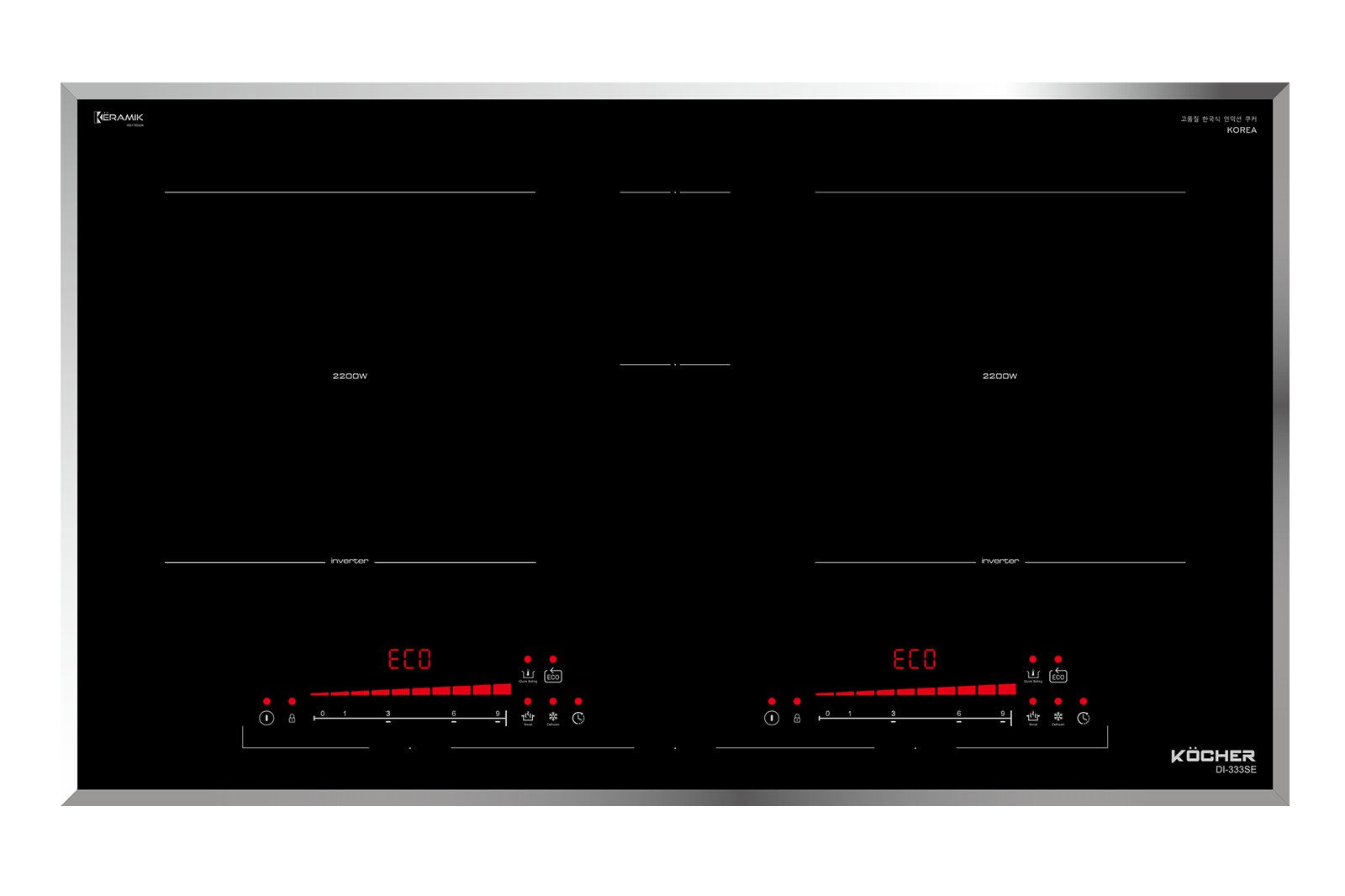 Bếp từ đôi Kocher DI-333SE