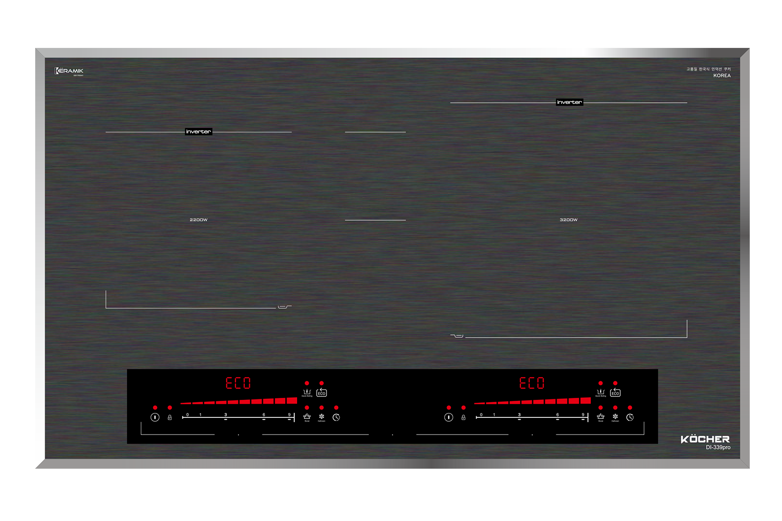 Bếp từ đôi Kocher DI-339Pro