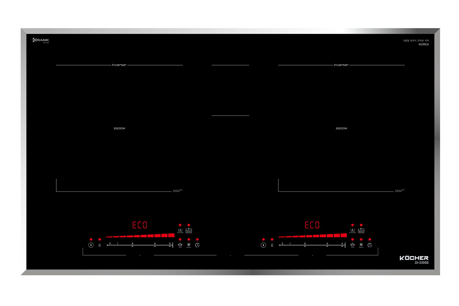 Bếp từ đôi Kocher DI-339SE