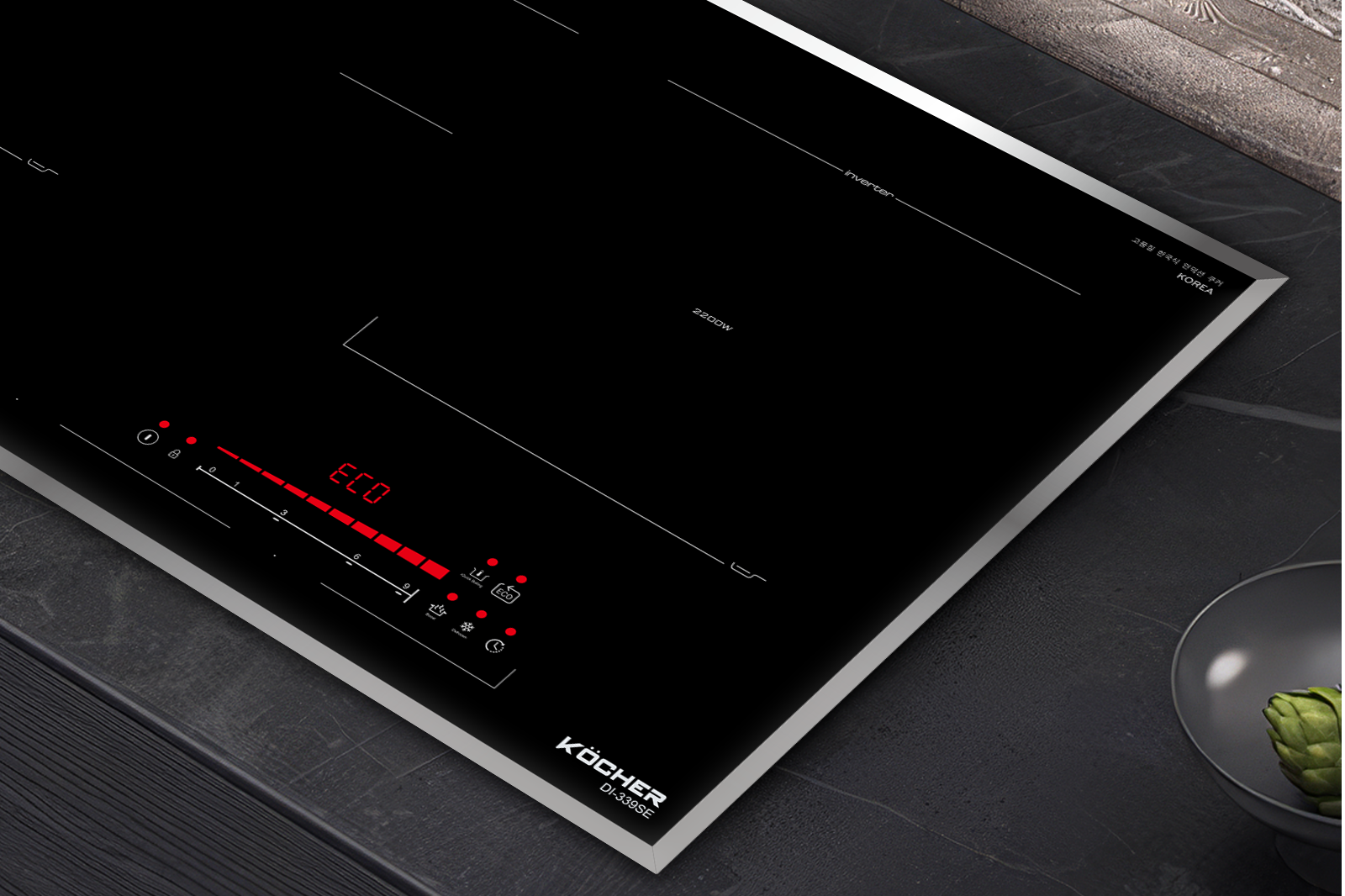 Bếp từ đôi Kocher DI-339SE