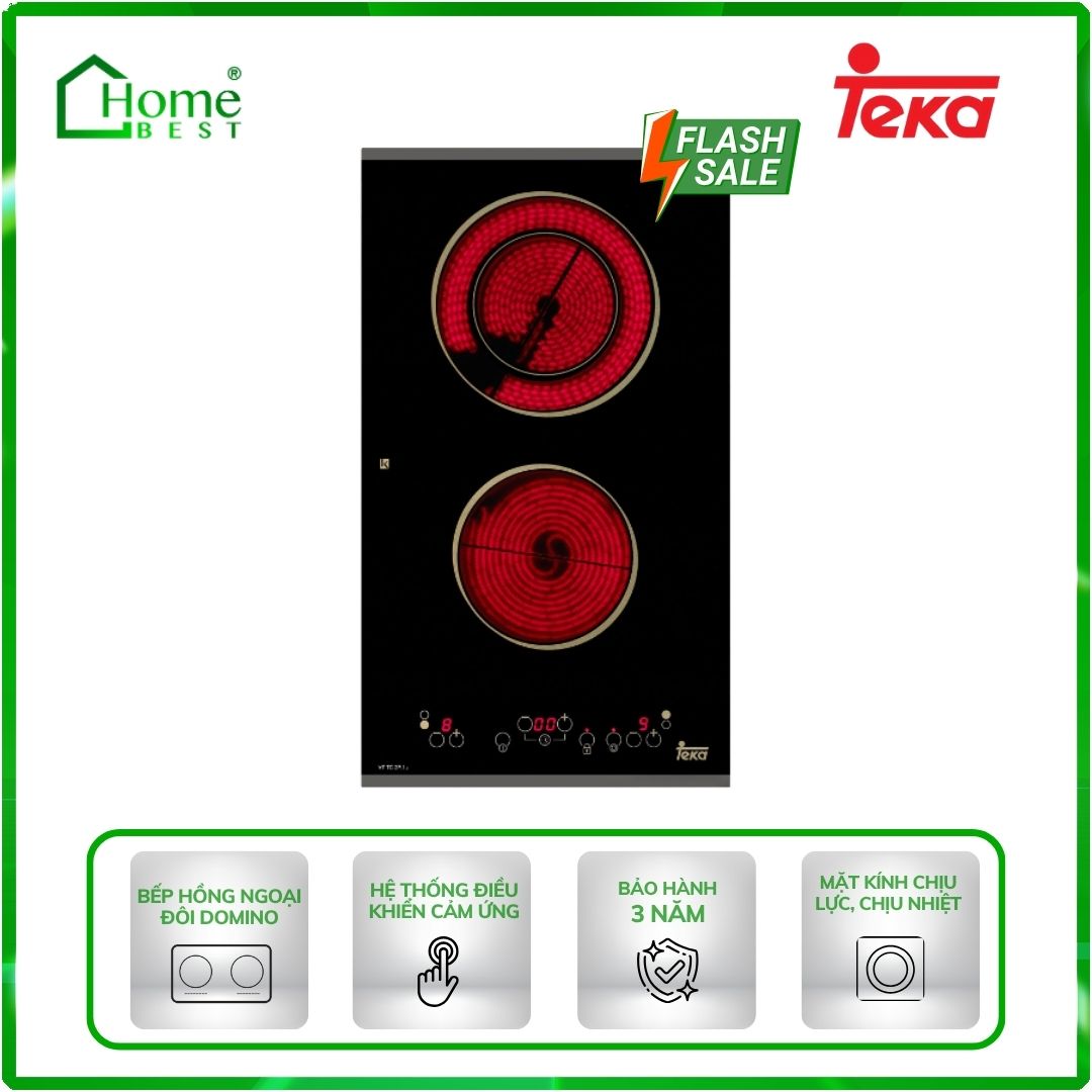 Bếp hồng ngoại đôi Domino Teka VTTC 2P.1