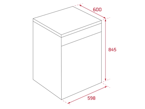 Máy rửa chén bát độc lập Teka DFS 26610 220 50 SS