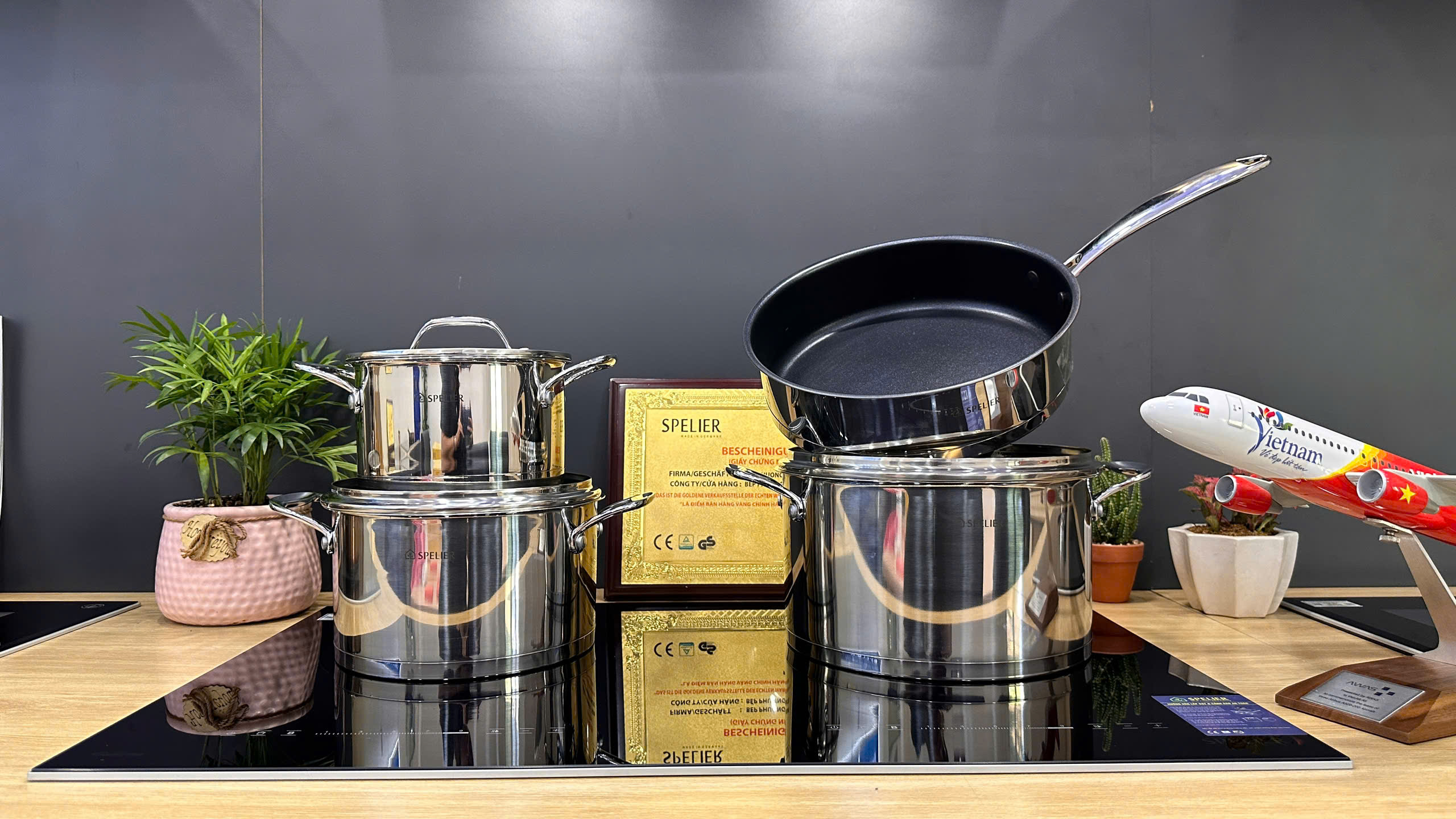 Bộ nồi inox 7 món Spelier VENUS