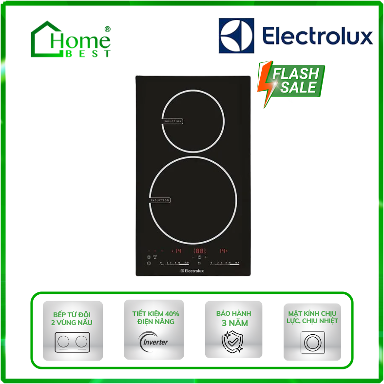 Bếp từ đôi domino Electrolux EEH353C