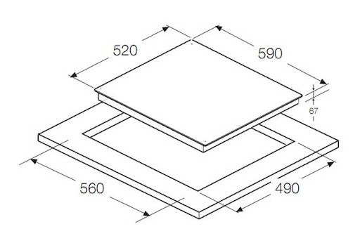 Bếp từ 3 vùng nấu Electrolux EHH6332FOK