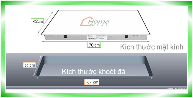 Bếp từ đôi Electrolux EHI7280BA