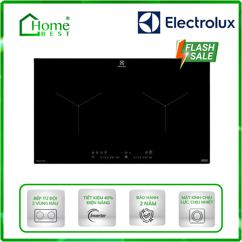 Bếp từ đôi Electrolux EHI7280BB