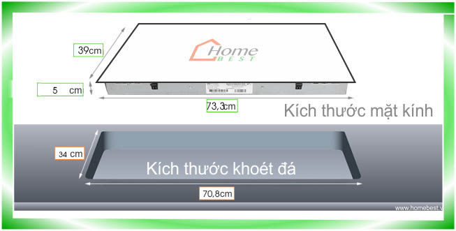Bếp điện từ đôi Elba ELIO 71-002I
