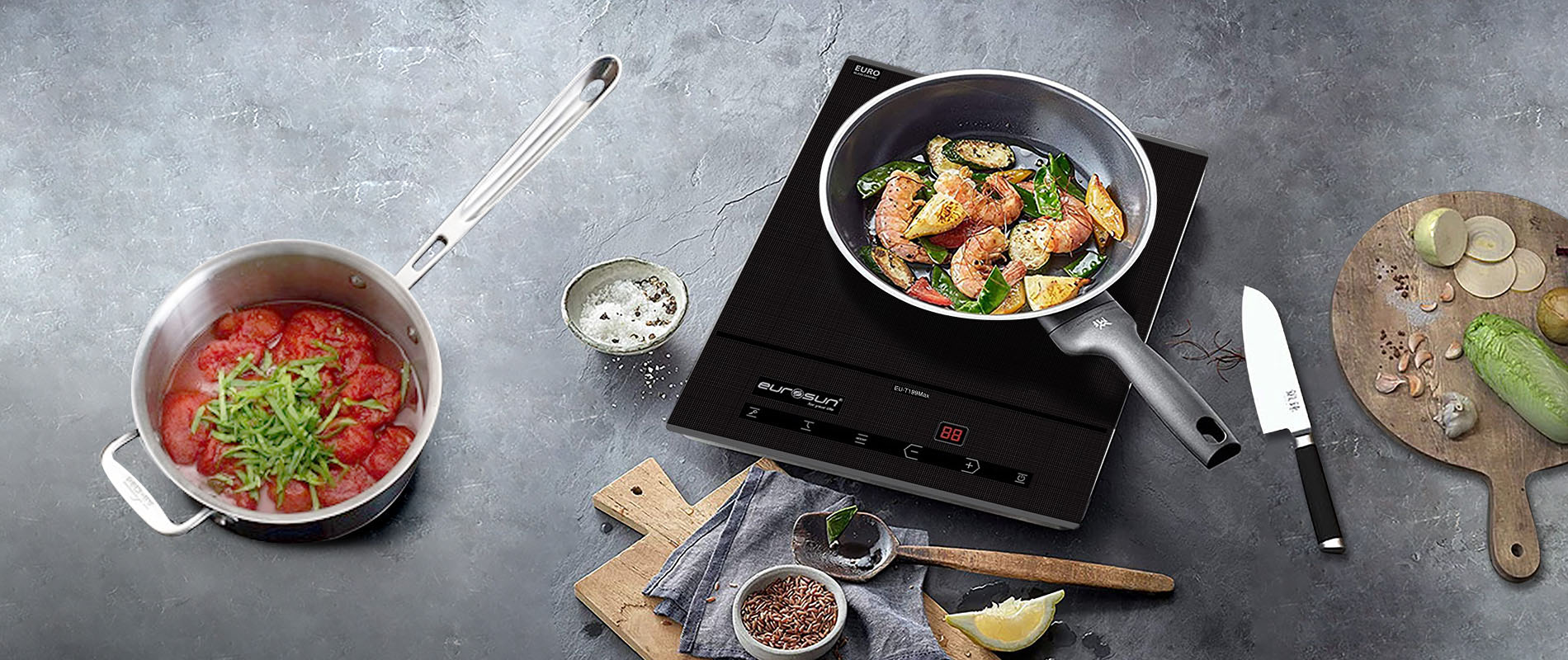 Bếp từ đôi Eurosun EU-T199Max