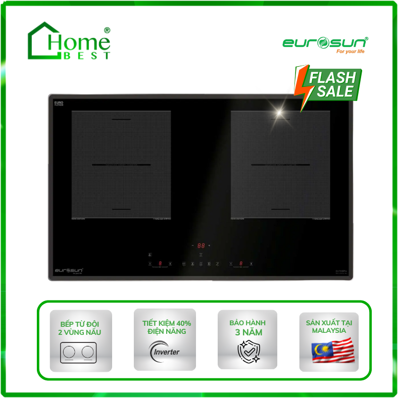 Bếp từ đôi Eurosun EU-T256Pro