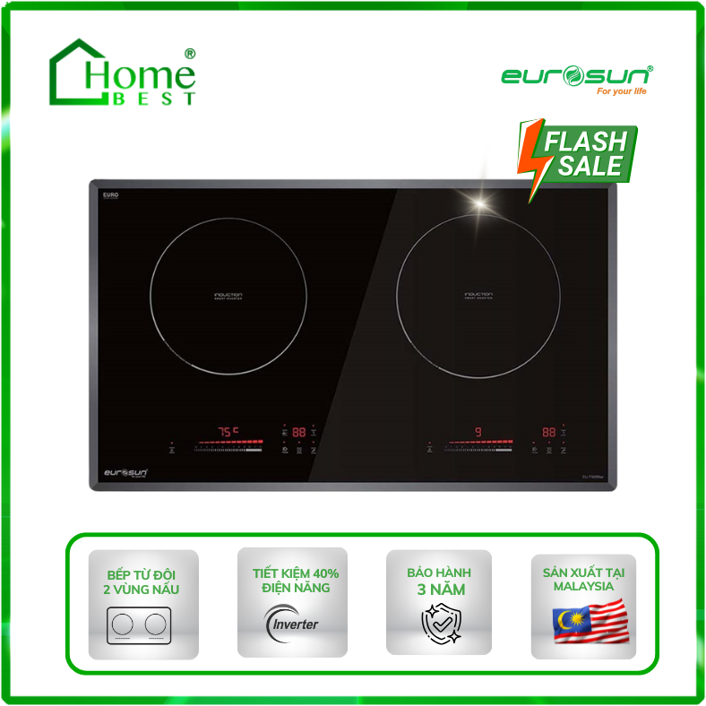 Bếp từ đôi Eurosun EU-T508Max