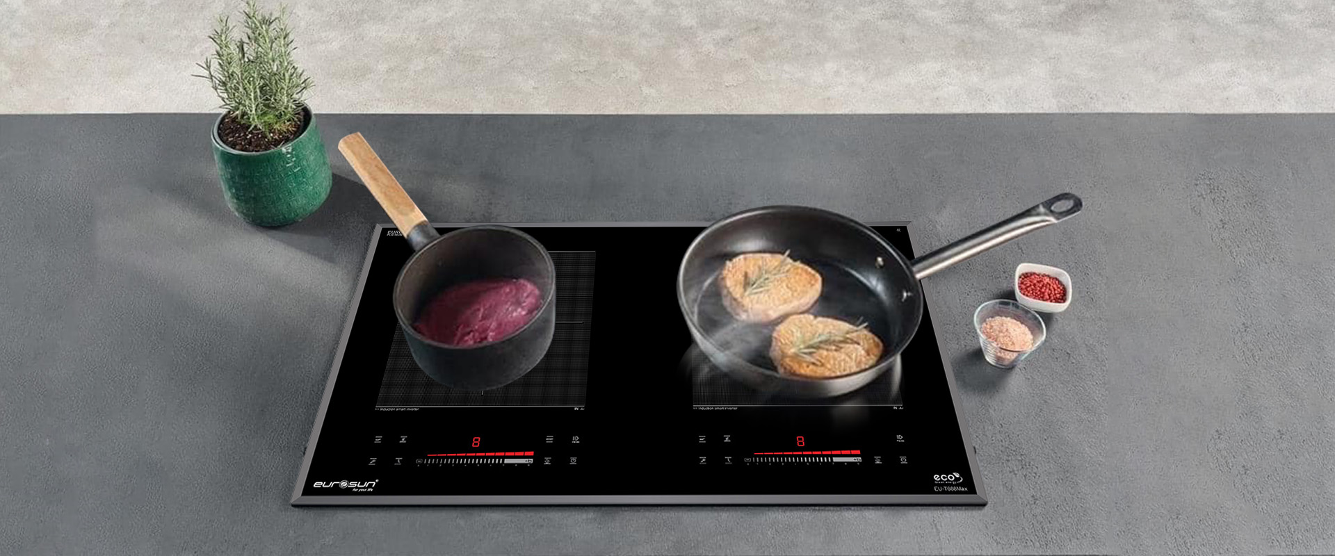 Bếp từ đôi Eurosun EU-T688Pro