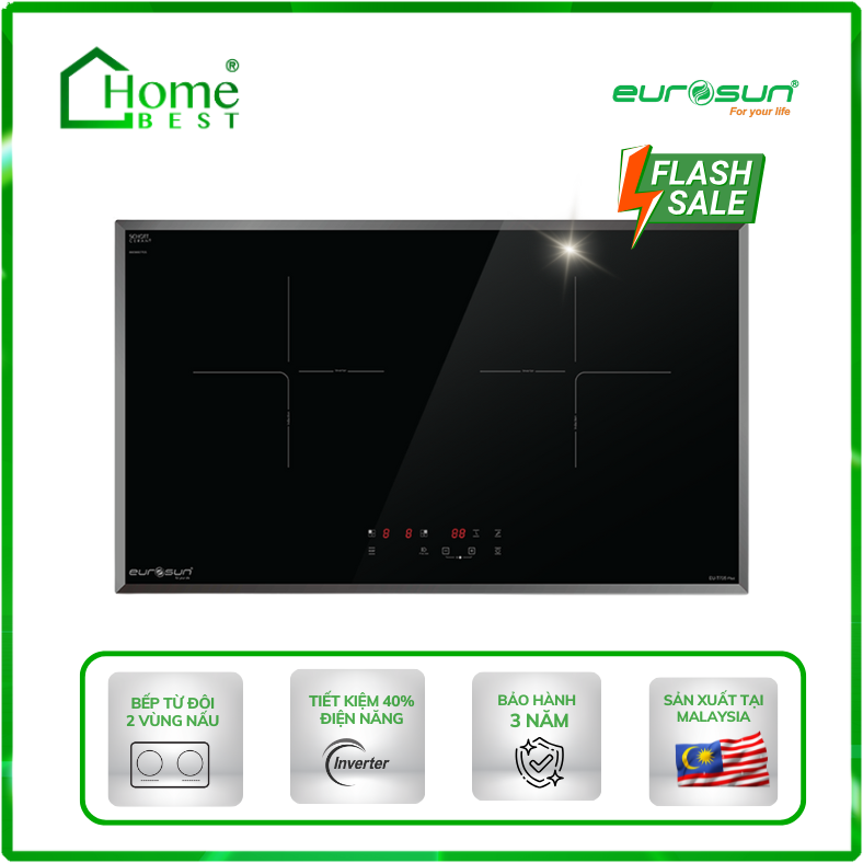 Bếp từ đôi Eurosun EU-T705Plus