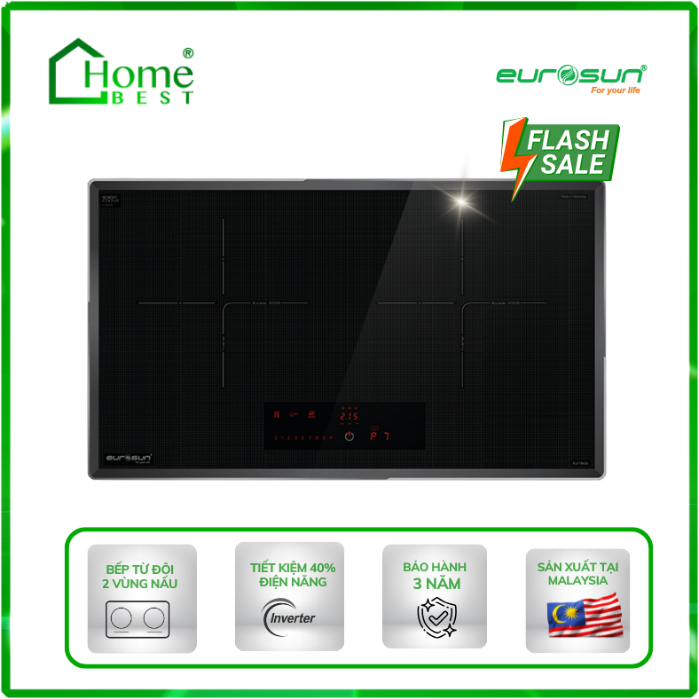 Bếp từ đôi Eurosun EU-T892G