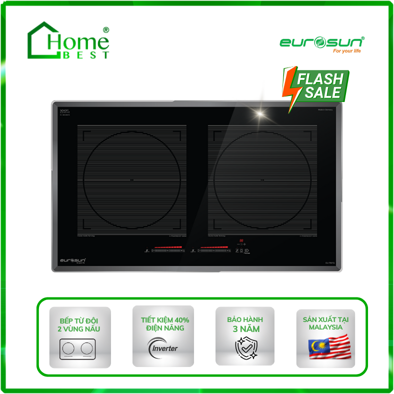 Bếp từ đôi Eurosun EU-T897G