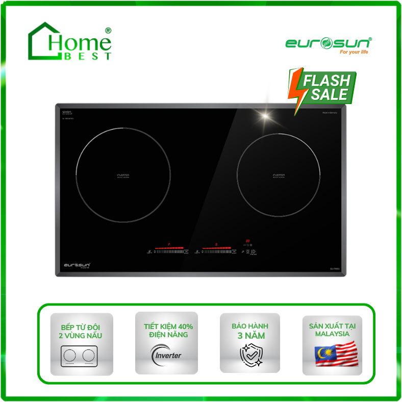 Bếp từ đôi Eurosun EU-T898G