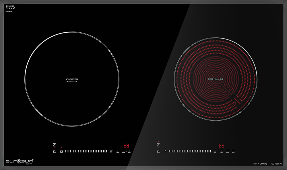 (Combo) Bếp từ kết hợp hồng ngoại Eurosun EU-TE887G