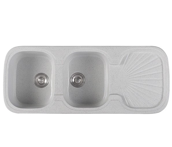 Chậu rửa đá nhân tạo 2 hộc I-Royal IR-115