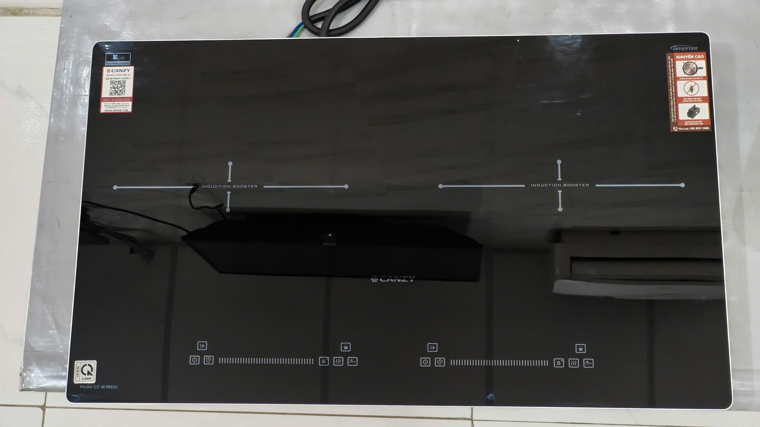 Bếp từ đôi Canzy CZ-I67892C