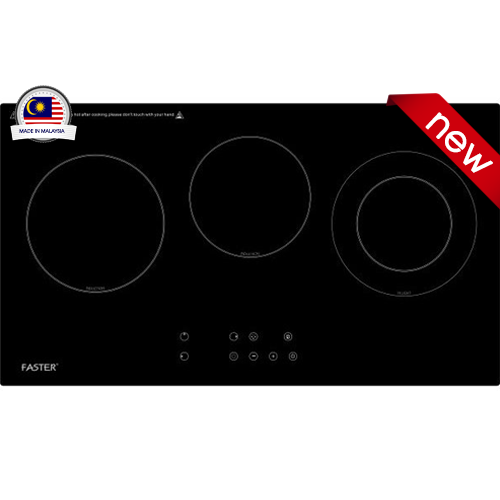 Bếp từ kết hợp hồng ngoại 3 vùng nấu Faster FS 638HI