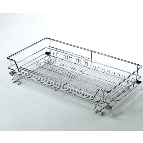Kệ để xoong nồi ray âm giảm chấn INOX Faster FS-BPSP/ FS-DBSPS