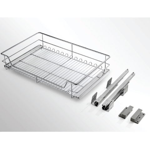 Kệ để xoong nồi ray âm giảm chấn INOX Faster FS-BPSP/ FS-DBSPS