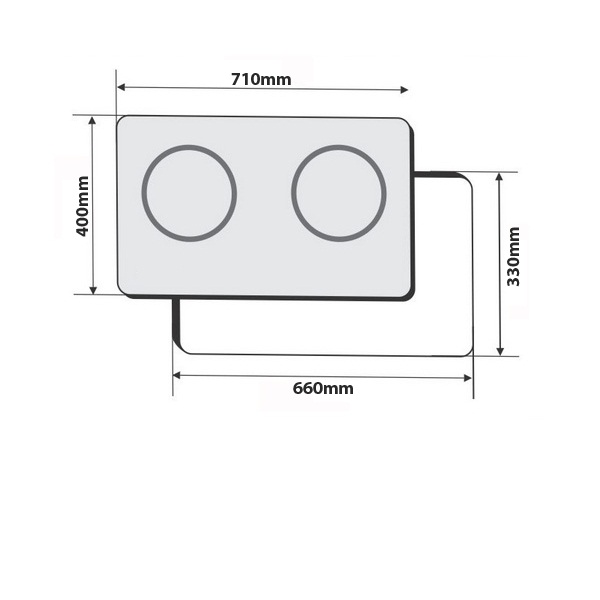 Bếp điện từ đôi Faster FS ID288