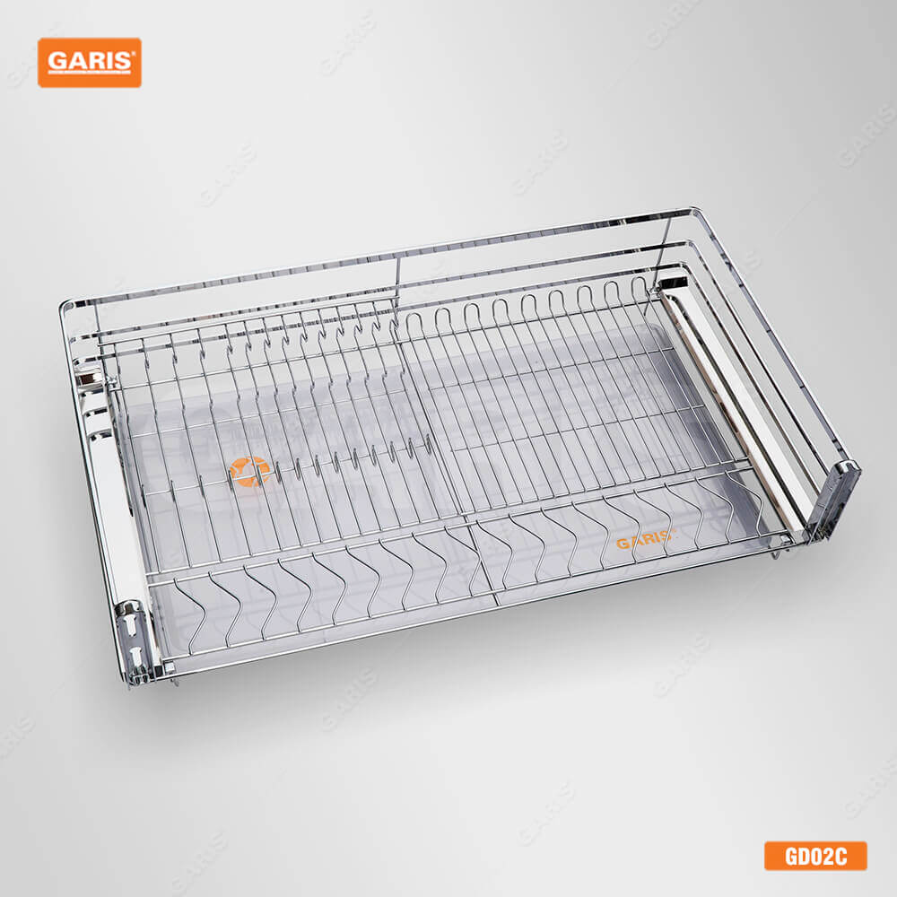 Giá bát đĩa, cánh kéo Garis GD02C - cánh mở Garis GD04C