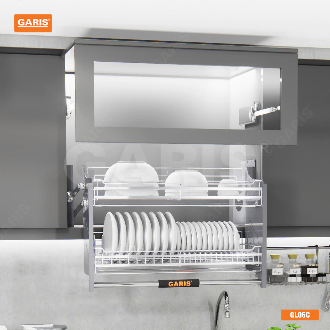 COMBO Phụ kiện tủ bếp cao cấp GARIS (4 Món) - Combo 8