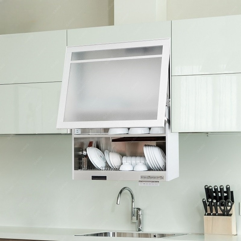 Giá bát đĩa nâng hạ điện có sấy khô Garis ML06.9H