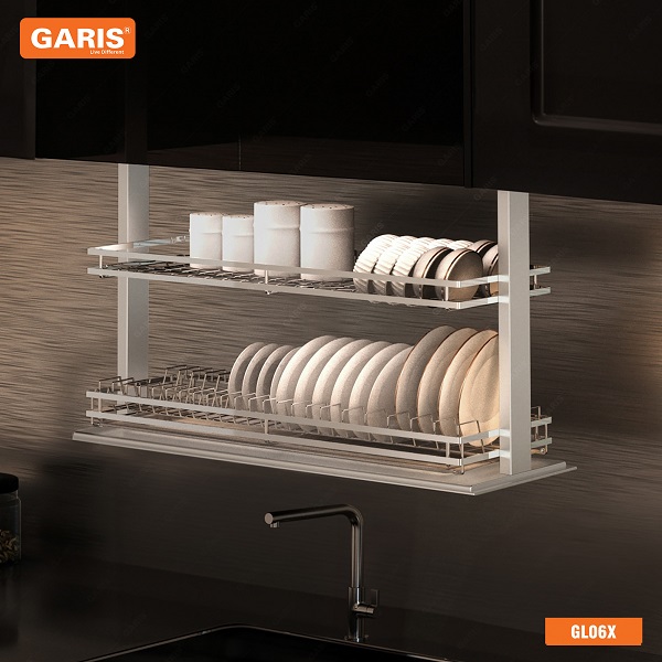 Giá bát đĩa nâng hạ điện Garis GL06.X