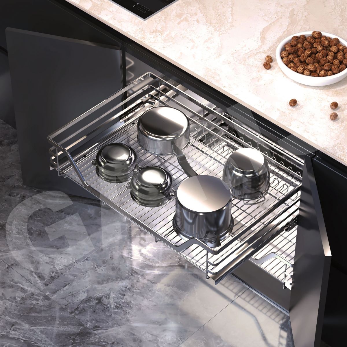 COMBO Phụ kiện tủ bếp cao cấp GARIS (4 Món) - Combo 6